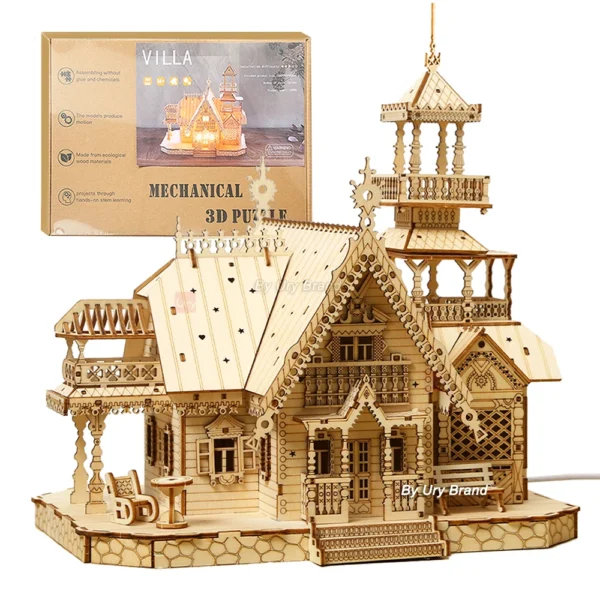 Se67d6aa3c5234f89af50a7ca4056c151k Puzzle 3D motif Château